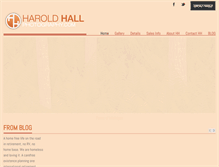 Tablet Screenshot of haroldhallphotography.com